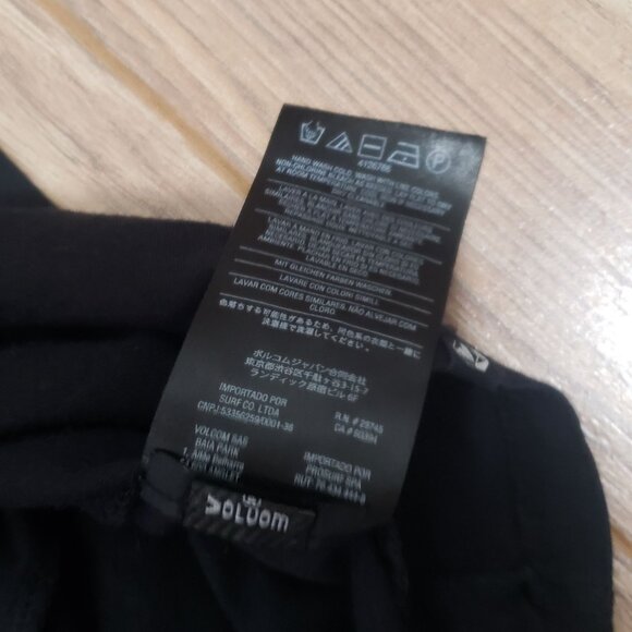 Volcom Womens Black Sleeveless Macrame Romper Shorts Size XS Beach Summer Resort - Picture 13 of 15